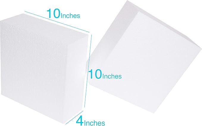 Silverlake 10x10x4 Craft Foam for Styrofoam Block Projects - Image 5