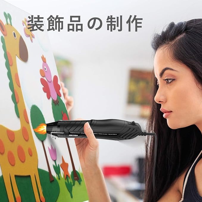 Mini Heat Gun, 300W Dual Temperature Hot Air Gun - Image 8