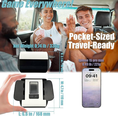 Automatic Card Shuffler, 2000mAh Rechargeable Battery, 2 Deck, Ultra Quiet - Image 7