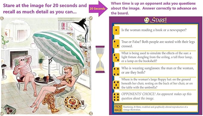 Stare - Fun Game of Visual Recall Where Quirky Image Cards Challenge Players' - Image 3