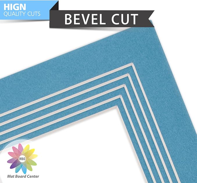 Mat Board Center, 5x7 for 4x6 Dynamic Blue Color Mats - Image 4