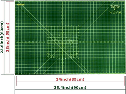 Thickness-Upgraded 24" x 36" Self Healing Sewing Mat, WerkWise Rotary Cutting - Image 4
