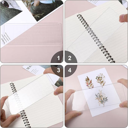 6PCS Acrylic Stamp Block with Grid Lines - Image 4