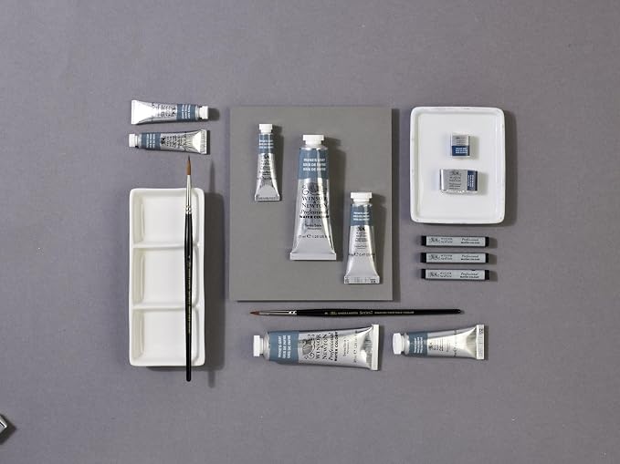 Winsor & Newton Professional Water Colour Paint, 1.25-oz Tube, Payne’s Gray - Image 6