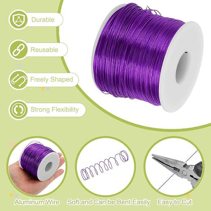 MECCANIXITY 20 Gauge Anodized Aluminum Craft Wire Bendable Bonsai Training Wire - Image 3