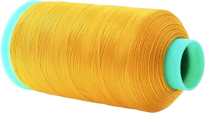 Mandala Crafts Bonded Nylon Thread Gold Heavy Duty Sewing Threads - Image 2