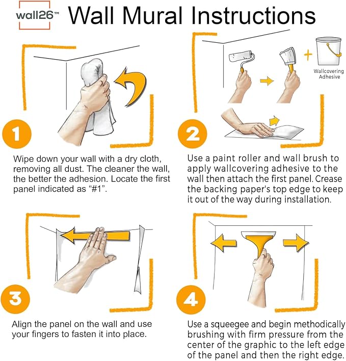wall26 Wall Sticker/Wall Mural Love Letters Graffiti, Not Peel and Stick - Image 6