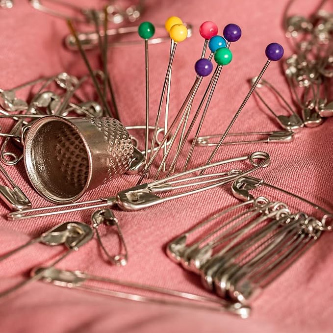 1000 Silver Sewing Pins, 1.5 Inch Rust-Resistant Steel Wire Assorted - Image 7