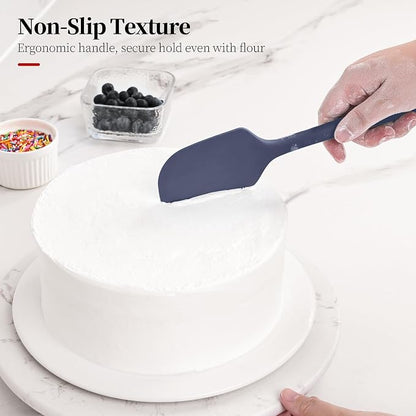 600ºF Heat Resistant Spatulas, High Heat Food Safe Semless Kitchen Silicone - Image 8
