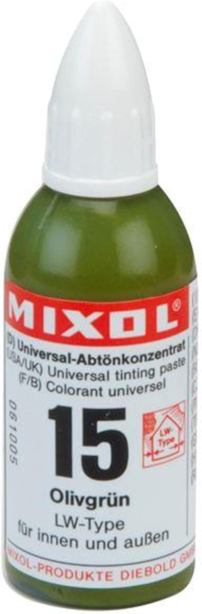 Mixol Universal Tints, Olive Green, 20 Ml by SoloGuitars