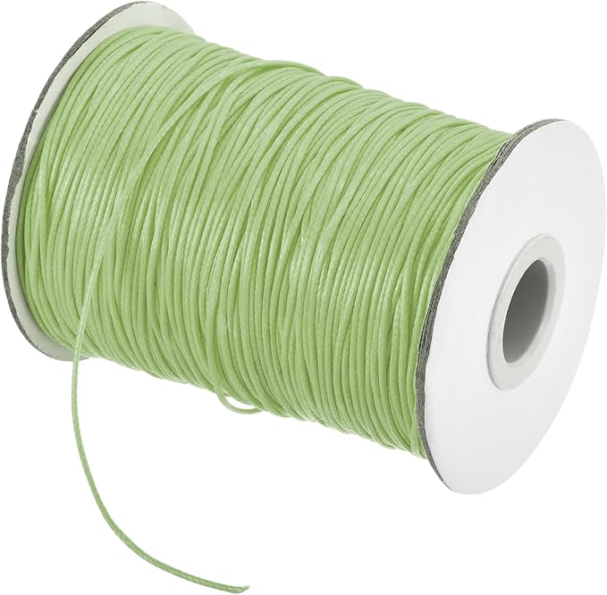 MECCANIXITY Waxed Cord 1.2mm Waxed Polyester Cord 175 Yard Wax String by MECCANIXITY