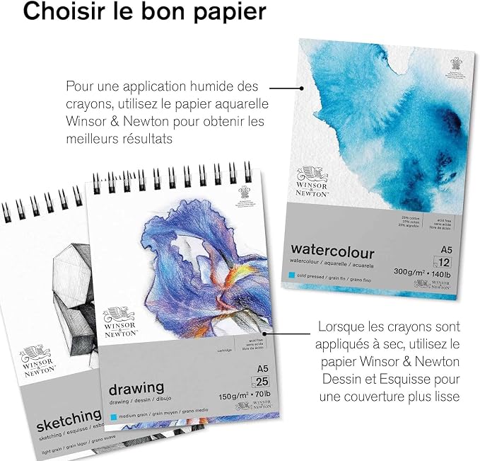 Winsor & Newton Studio Collection Artist Pencils, Watercolour Pencil Box Set - Image 7
