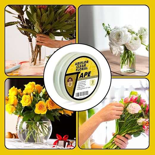 2Packs Clear Floral Tape - Image 7