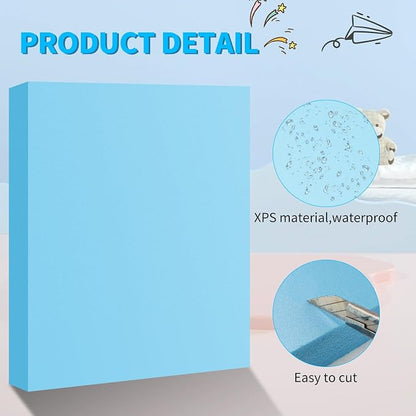 LuckyFoam Blue 5 Pack 15x12x1.5 inch Foam Sheets 1.5 Inch Thick Polystyrene - Image 5