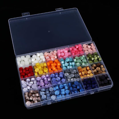 2pcs 24 Grids Clear Plastic Organizer Box Fixed Compartment Storage Container - Image 3