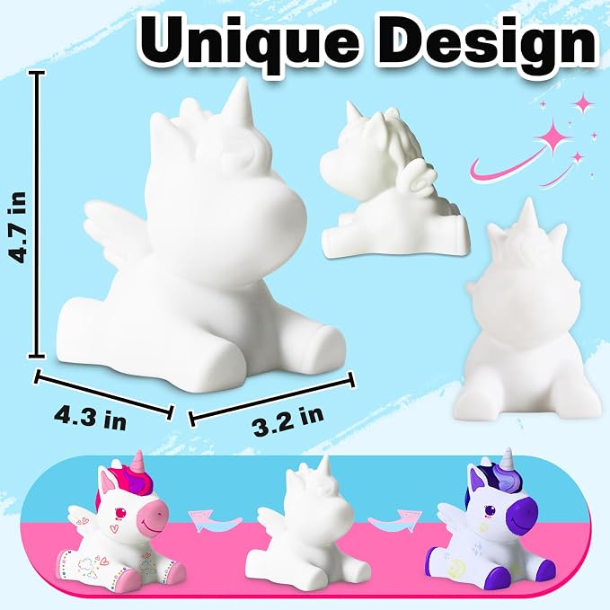 FUNZBO Paint Your Own Unicorn Lamp Kit - Image 2