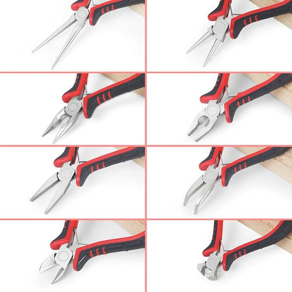 Jewelry Pliers Sets Jewelers Making Tools Kit, Professional 8 piece Mini Wire - Image 6