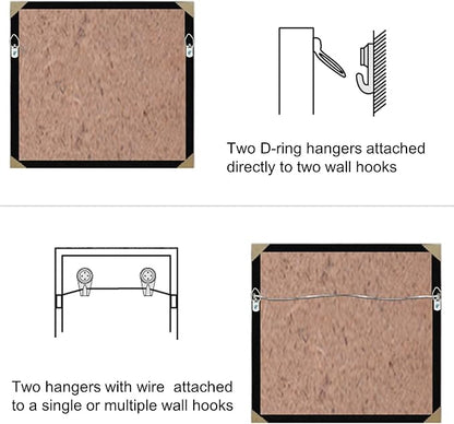 100 Pack Small D-Ring Steel Picture Hangers - Image 7