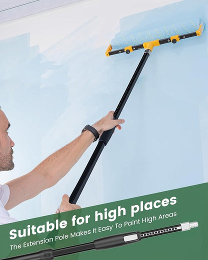 VOOMEY 2.3-4 ft Dual Extending 28 Point Adjustable Extension Pole - Image 6