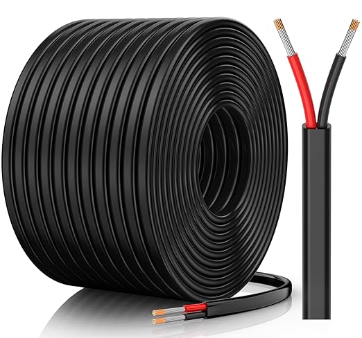 18 Gauge Wire, 18 AWG 2 Conductor Electrical Wire, Flexible/Oxygen-Free Tinned by Unknown