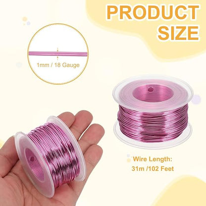 uxcell 18 Gauge / 1mm Anodized Aluminum Wire - Image 2