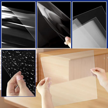 FSWCCK 30 Pcs 4 mil 12 x 12 Inch Translucent PET Blank Stencil Sheets, Mylar - Image 3