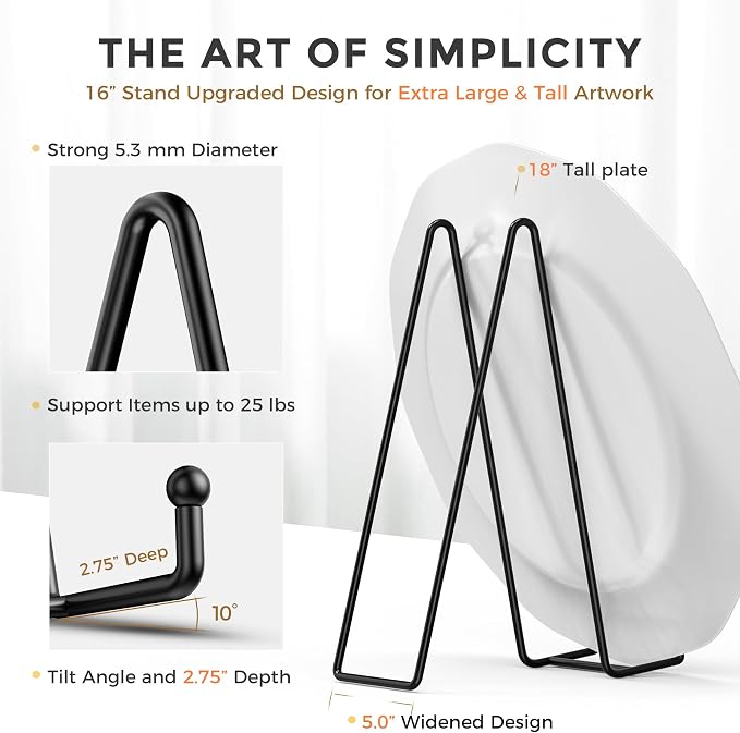 TR-LIFE 16 Inch Heavy Duty Plate Stand - Image 2