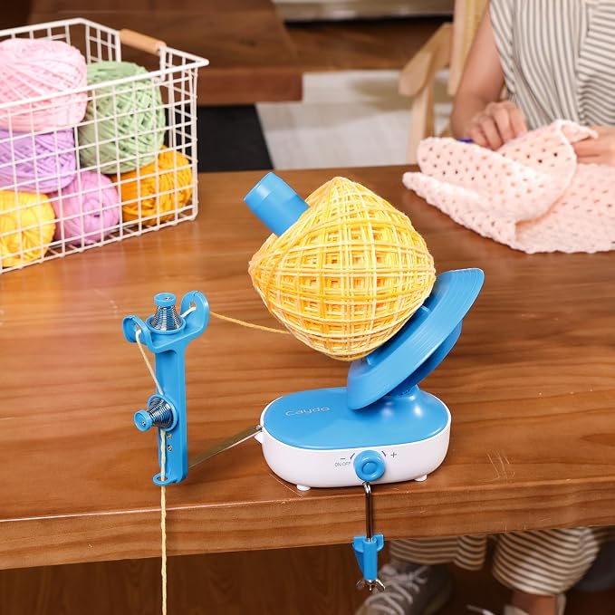 Caydo Electric Yarn Winder Pro, 10oz Large Automatic Ball Winder - Image 9