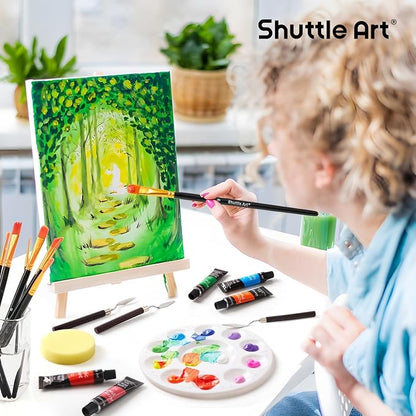 Shuttle Art 54 Pack Acrylic Paint Set, Acrylic Painting Set - Image 8