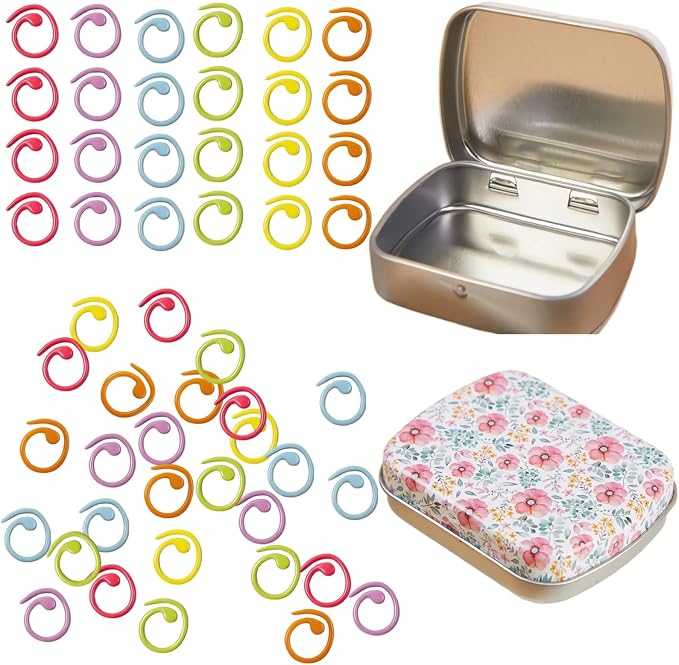 50Pcs Split Ring Stitch Markers by Hilsayum