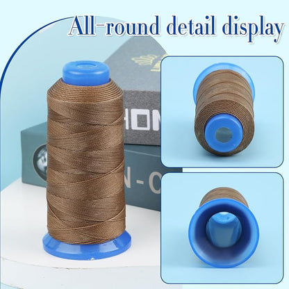 0.55mm Beading Threads, 490 Yards Round Waxed Threads Polyester Cord Waxed - Image 3