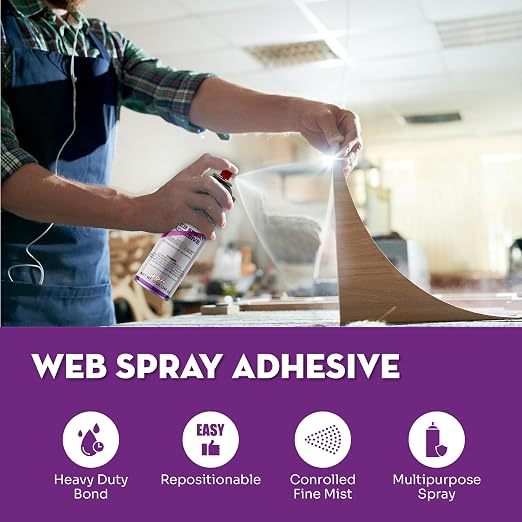 AK TRADING CO. Professional Quality General Multipurpose Spray Adhesive - Image 2