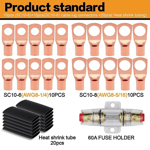 8 Gauge Wire Copper Aluminum CCA 50FT Power & Ground Cable - Image 4