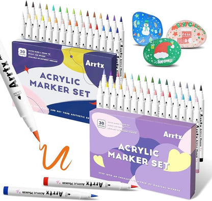 Arrtx Acrylic Paint Pens, 58 Colors by Arrtx