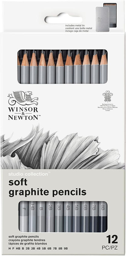 Winsor & Newton Studio Collection Artist Pencils, Graphite Pencils - Image 11