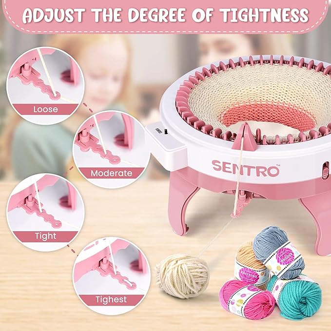 BZVV Knitting Machine for SENTRO 48 Needles Smart Knitting Crochet Machine - Image 5