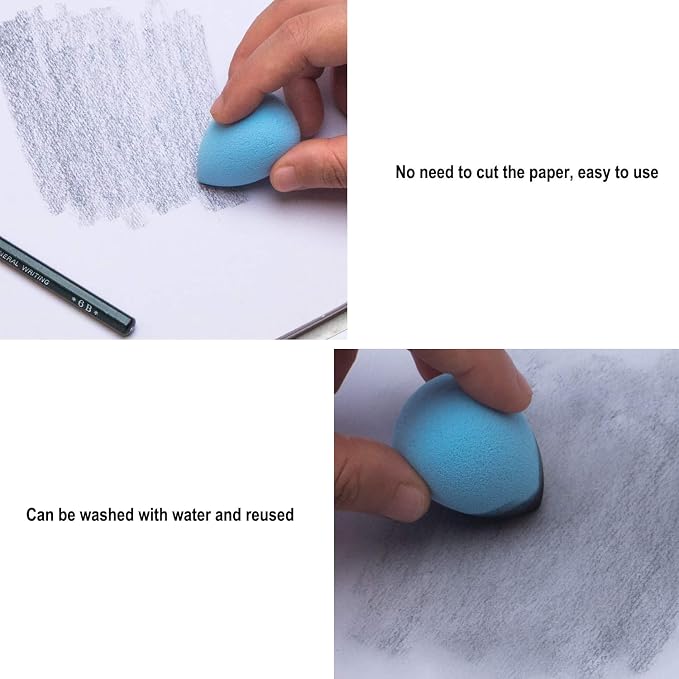 33 Pcs Blending Stumps and Tortillions Paper Art Blenders Drawing - Image 5