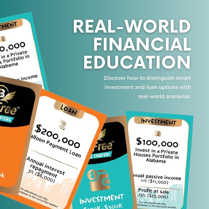 BeFree for Starters – Financial Literacy Card Game | Learn to Earn Money - Image 3