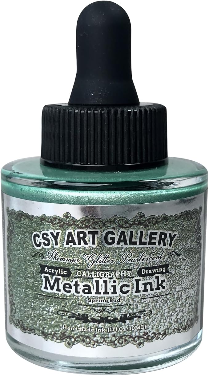 CSY Art Gallery Metallic Calligraphy Inks by CSY+art+gallery