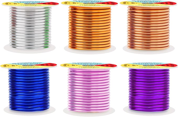 Mandala Crafts 10 Gauge Anodized Aluminum Craft Wire by MandalaCrafts