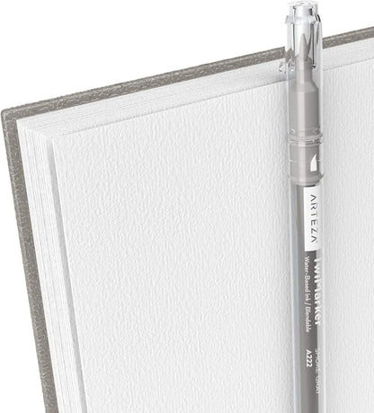 ARTEZA Watercolor Sketchbook 2-Pack, 9x12 Inches – 64 Pages Each, Spiral-Bound - Image 5