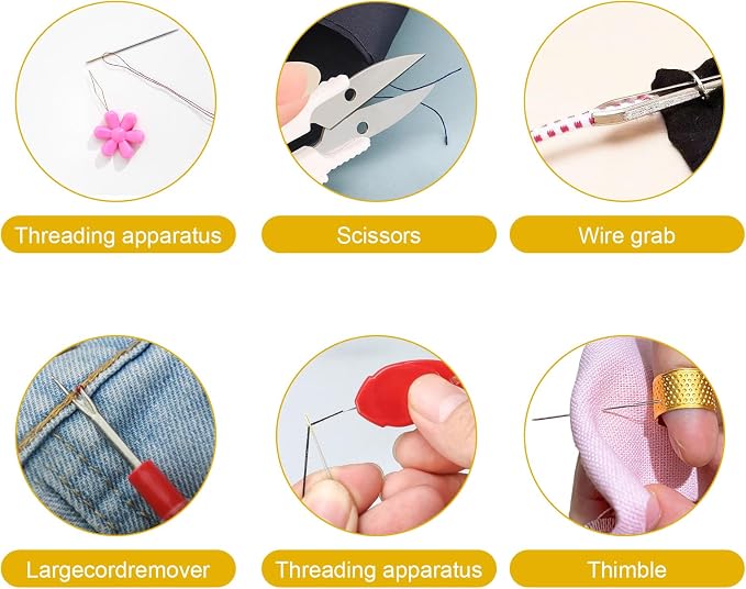 31 PCS Sewing Thimble Kit, Thimbles - Image 4