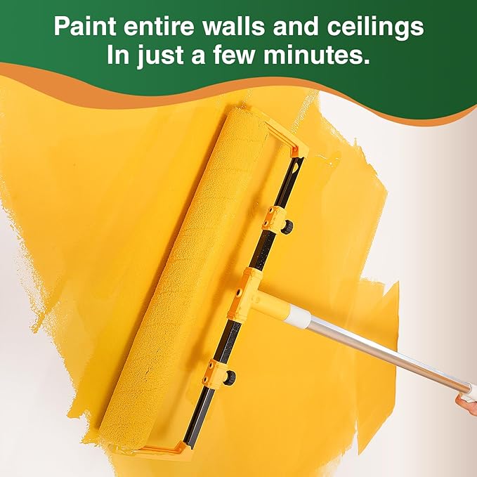 Voomey 18" Paint Roller Kit，10Pc Paint Roller Tray - Image 2