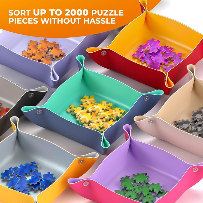 Newverest All-You-Need Puzzle Set: 8 Puzzle Sorting Trays - Image 5