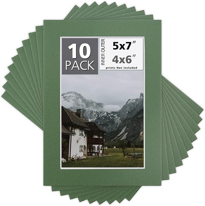 Mat Board Center, 5x7 for 4x6 Rock Garden Color Mats by MatBoardCenter