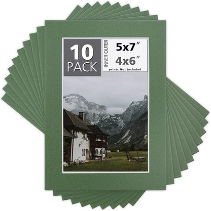 Mat Board Center, 5x7 for 4x6 Rock Garden Color Mats by MatBoardCenter