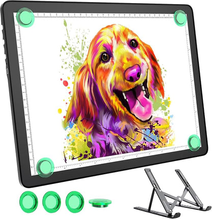 Cordless A3 Diamond Painting Art LED Light Board by Bawaslom