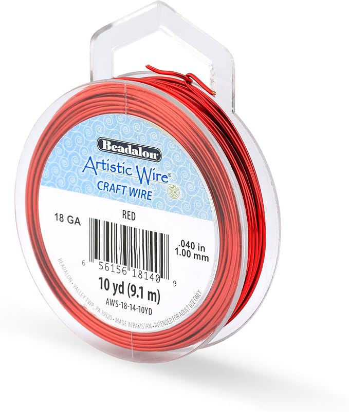 Artistic Wire, 18 Gauge Tarnish Resistant Colored Copper Craft Wire, 10 yd by Unknown