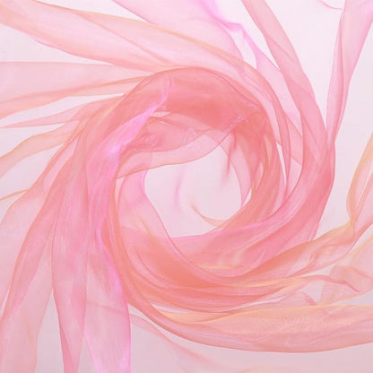 MECCANIXITY Iridescent Sheer Organza Fabric, 2 Yards x 59 Inches Solid by MECCANIXITY