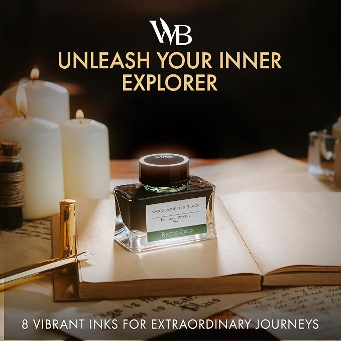 Wordsworth and Black Fountain Pen Ink Bottle Premium Luxury Edition, Fountain - Image 2